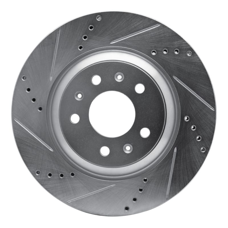 R1 Concepts — R1 04-08 Cadillac CTS Front Left Drilled & Slotted Silver Brake Rotor
R1 Brake Rotor Drill