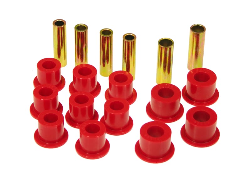 Prothane — Prothane 86.5-97 Nissan Hardbody 4wd Spring & Shackle Bushings - Red
SPRING/SHACKLE BUSH