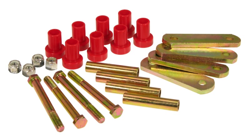 Prothane — Prothane 63-74 Chrysler A Body HD Shackle Bushings - Red
SPRING/SHACKLE BUSH