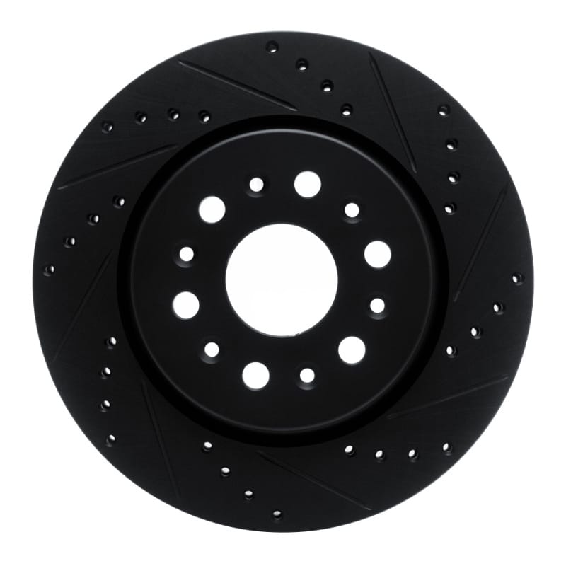 R1 Concepts — R1 17-25 Buick Enclave Rear Right Drilled & Slotted Black Brake Rotor
R1 Brake Rotor Drill
