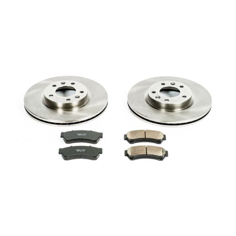 PowerStop — Power Stop 06-12 Ford Fusion Front Autospecialty Brake Kit
