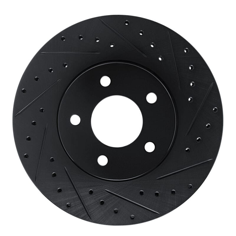 R1 Concepts — R1 01-07 Buick Rendezvous Front Right Drilled & Slotted Black Brake Rotor
R1 Brake Rotor Drill
