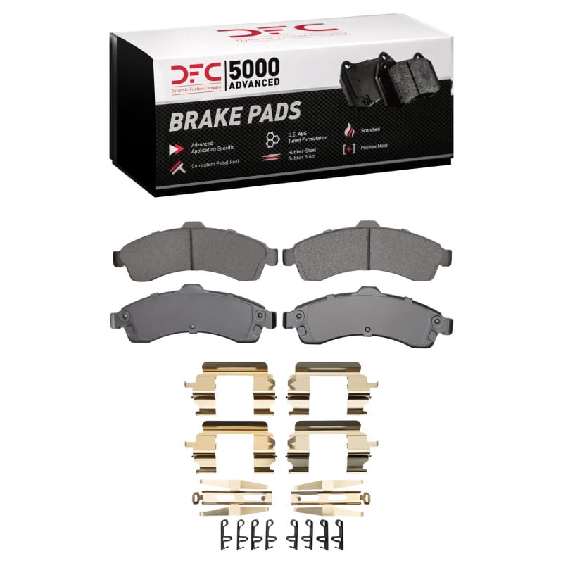 DFC — DFC 02-05 Buick Rainier Front 5000 Advanced Ceramic Brake Pads and Hardware Kit
DFC Brake Pad Set