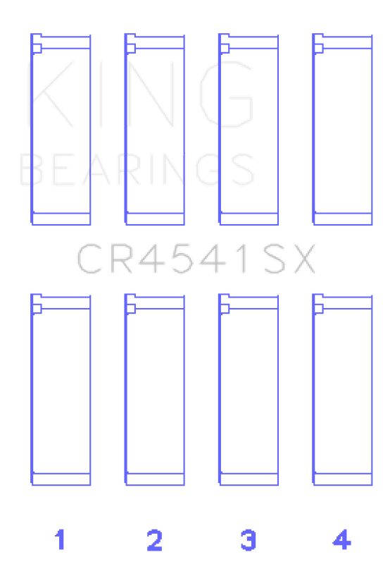 King Engine Bearings — King Engine Bearings Honda F23A/F23Z/K20A3/16V (Size +0.50mm) Connecting Rod Bearing Set
Engine Bearing