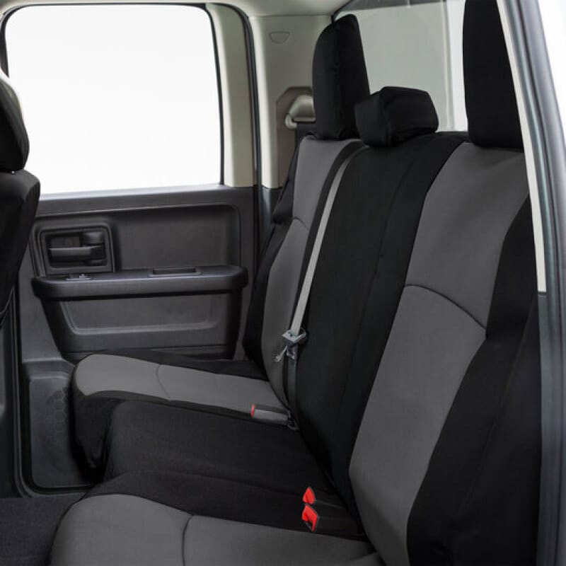 Covercraft — Covercraft 19-24 Chevrolet Silverado Endura PrecisionFit Custom Second Row Seat Covers - Black/Black