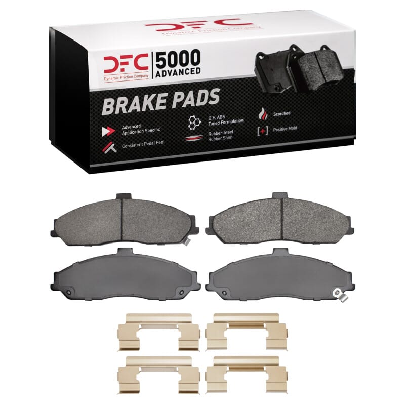 DFC — DFC 04-09 Cadillac XLR Front 5000 Advanced Semi Metallic Brake Pads and Hardware Kit
DFC Brake Pad Set