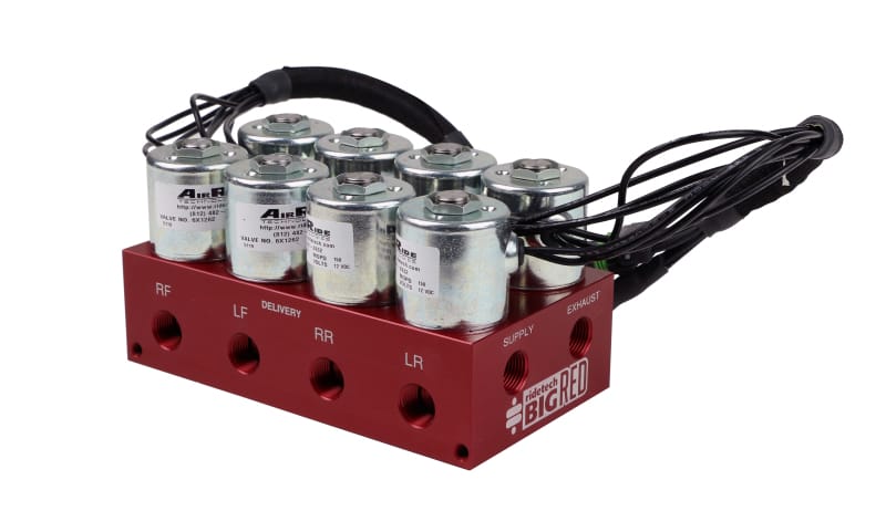 Ridetech — Ridetech 4-Way Big Red Air valve Fittings Not Included
BigRed Valve 4 Way