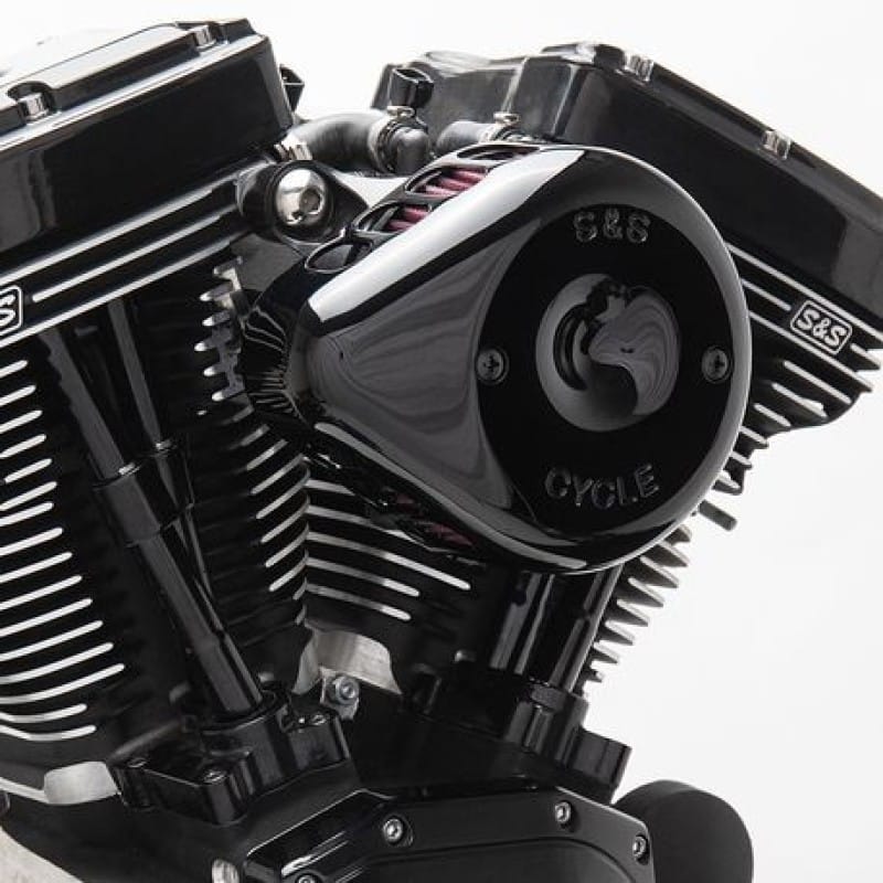 S&S Cycle — S&S Cycle 91-06 XL Sportster Models Stealth Air Cleaner Kit w/ Gloss Black Mini Teardrop Cover