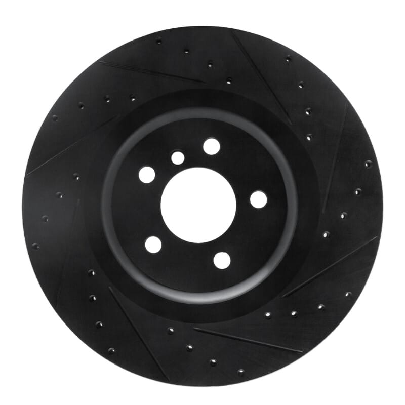 R1 Concepts — R1 10-14 BMW X6 Rear Right Drilled & Slotted Black Brake Rotor
R1 Brake Rotor Drill