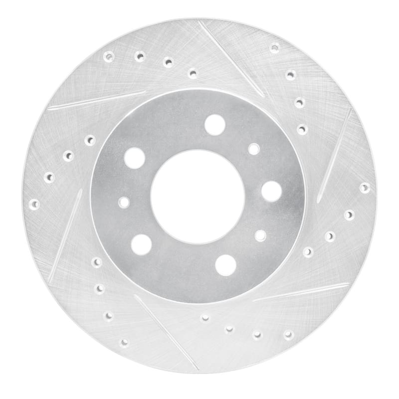 R1 Concepts — R1 95-97 Ford Crown Victoria Front Right Drilled & Slotted Silver Brake Rotor
R1 Brake Rotor Drill