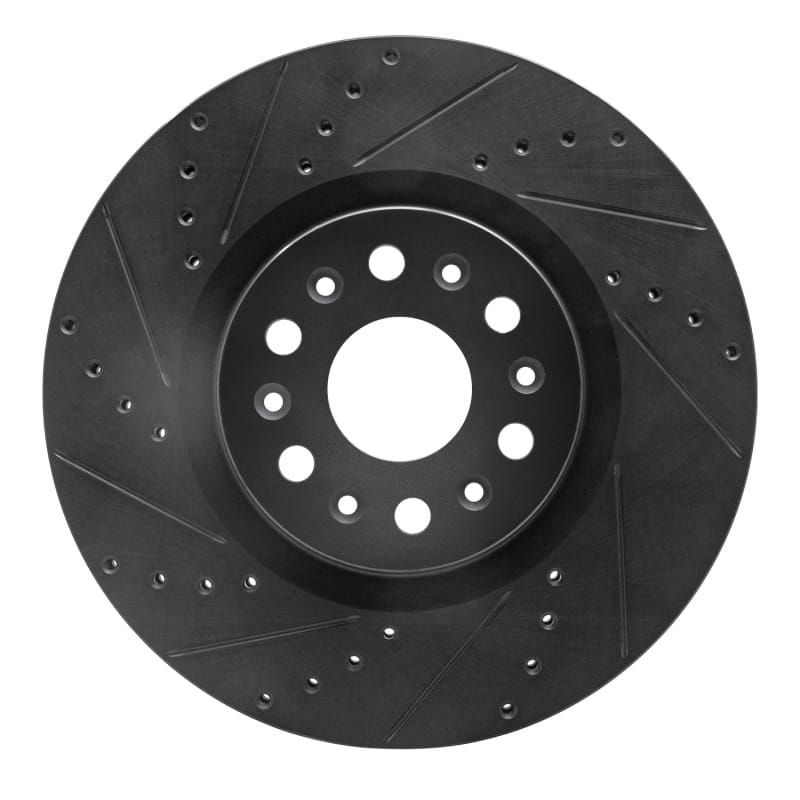 R1 Concepts — R1 2017-2025 Buick Enclave Front Left Drilled & Slotted Black Brake Rotor
R1 Brake Rotor Drill