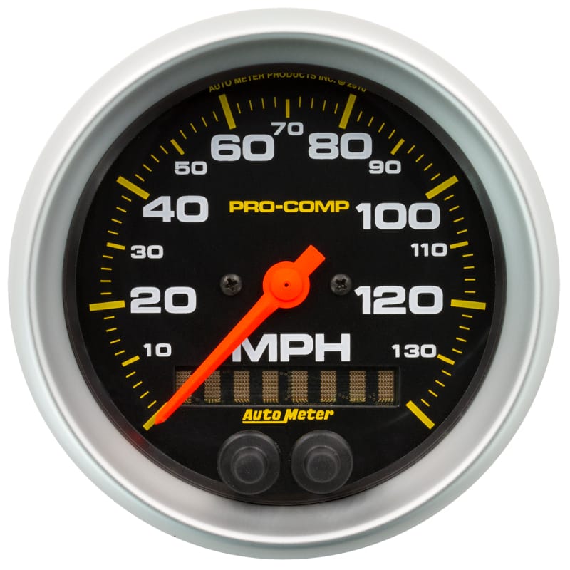 AutoMeter — Autometer Pro-Comp 3-3/8in. 0-140MPH (GPS) Speedometer Gauge
3-3/8" SPEEDO, 140 M