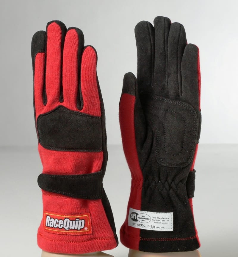 Racequip — RaceQuip Red 2-Layer SFI-5 Glove - XL