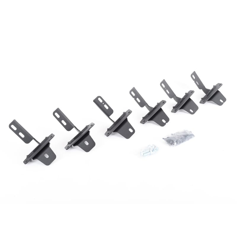 Go Rhino — Go Rhino 21-22 Ford Bronco (Excl. Sport) 4DR Mtg. Brackets (V-Series V3/RB10+RB20 Slim) - Tex. Blk
VSrs Mounting Brckts