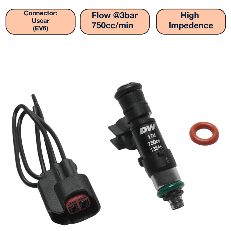DeatschWerks — DeatschWerks Universal 750cc Single Fuel Injector / 48mm Length / 14mm O-Ring Seals
Fuel Injectors