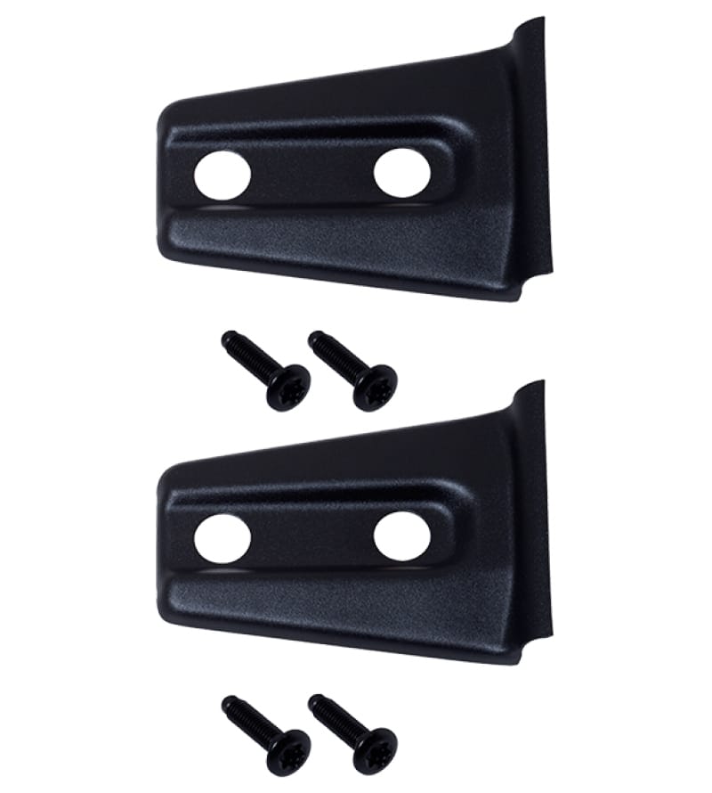 Kentrol — Kentrol 07-18 Jeep Wrangler JK Hood Hinge Overlays Pair- Textured Black