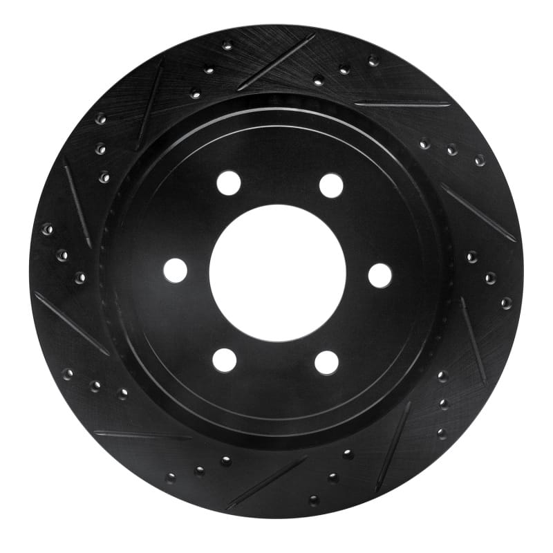 R1 Concepts — R1 15-17 Ford F-150 4WD Rear Left Drilled & Slotted Black Brake Rotor
R1 Brake Rotor Drill