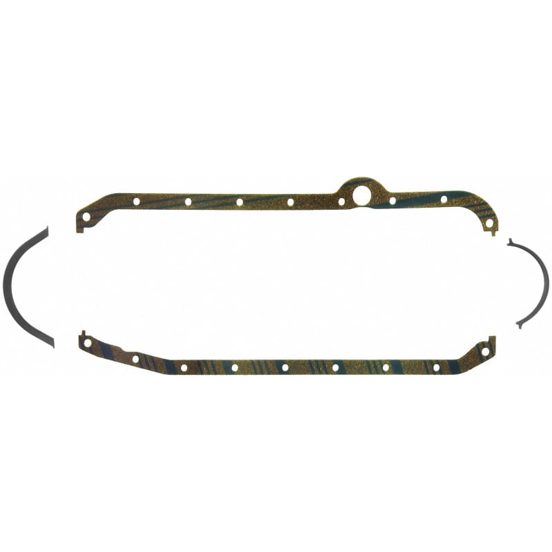 Fel-Pro — Fel-Pro Chevrolet C10 OS 30410 C Engine Oil Pan Gasket Set Blue Stripe cork-rubber