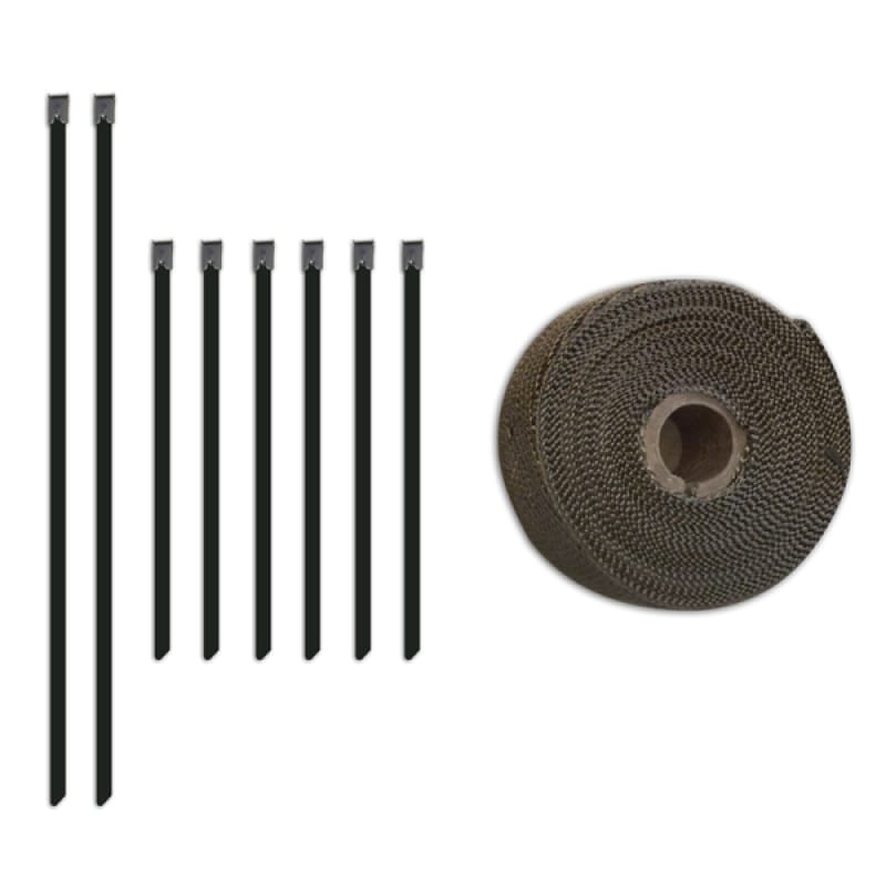 Mishimoto — Mishimoto 2 inch x 35 feet Heat Wrap with Stainless Locking Tie Set
Exhaust Sys Wrap Kit