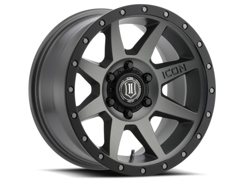 ICON — ICON Rebound 18x9 5x5 -12mm Offset 4.5in BS 71.5mm Bore Titanium Wheel
REBOUND WHEEL