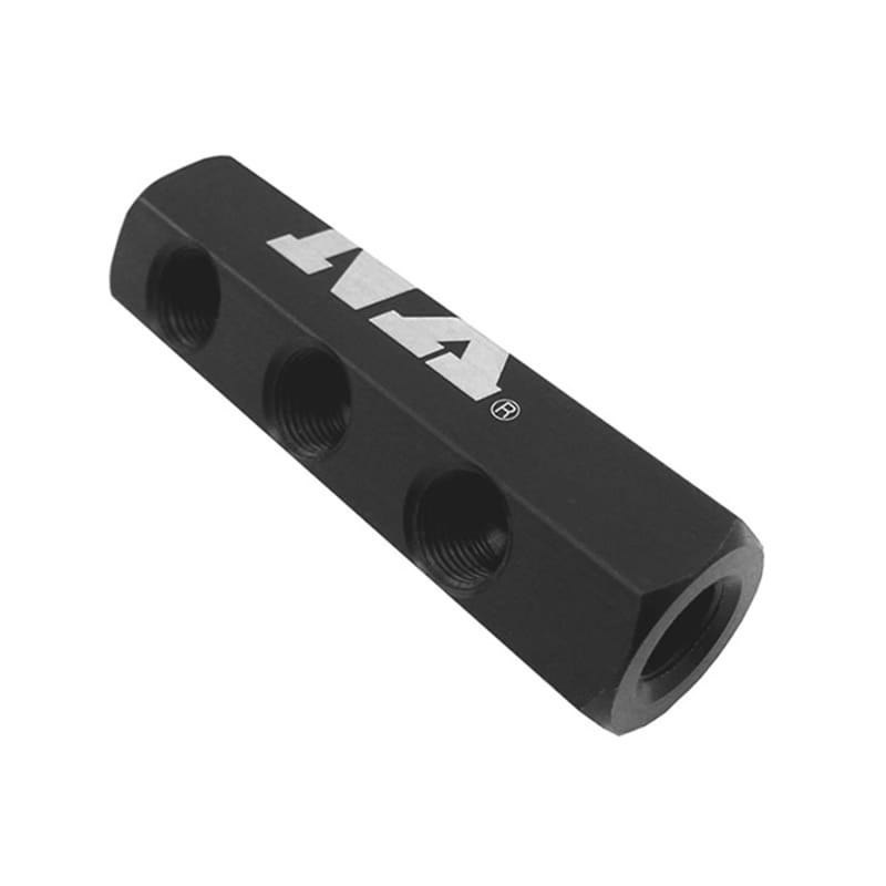 Nitrous Express — Nitrous Express 1 Inlet 6 Outlet Nitrous/Fuel Distribution Block
Distribution Block
N2ODstributionBlk