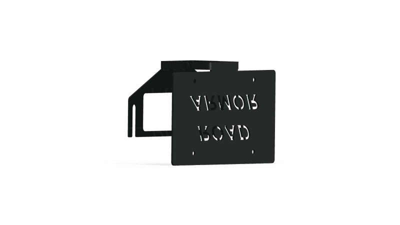 Road Armor — Road Armor 3.6in Offset Fairlead Mount - Tex Blk