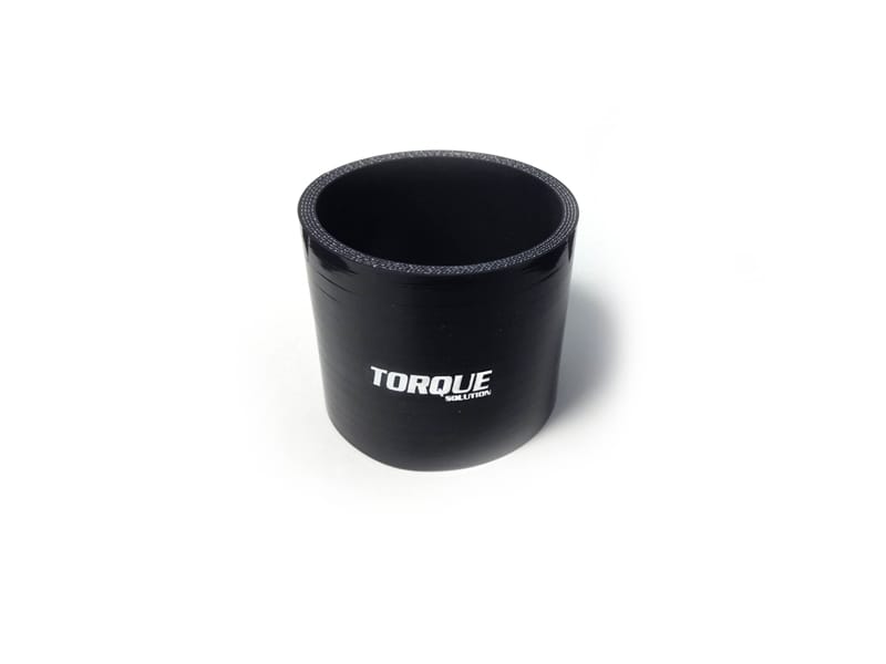 Torque Solution — Torque Solution Straight Silicone Coupler: 2in Black Universal