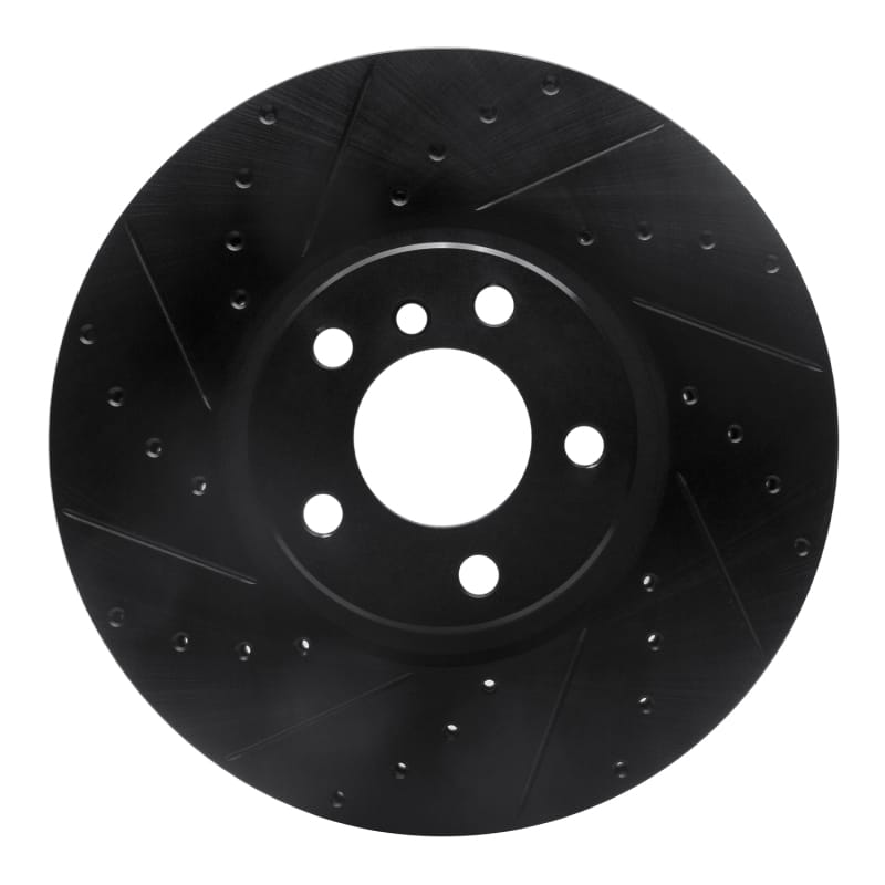 R1 Concepts — R1 07-18 BMW X5 Front Left Drilled & Slotted Black Brake Rotor
R1 Brake Rotor Drill