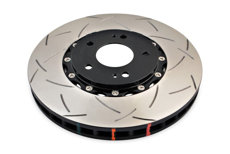 DBA — DBA 03-05 Evo 8/9 Front Slotted 5000 Series 2 Piece Rotor Assembled w/ Black Hat
T3 5000 Series Rotor
Brake Rotor