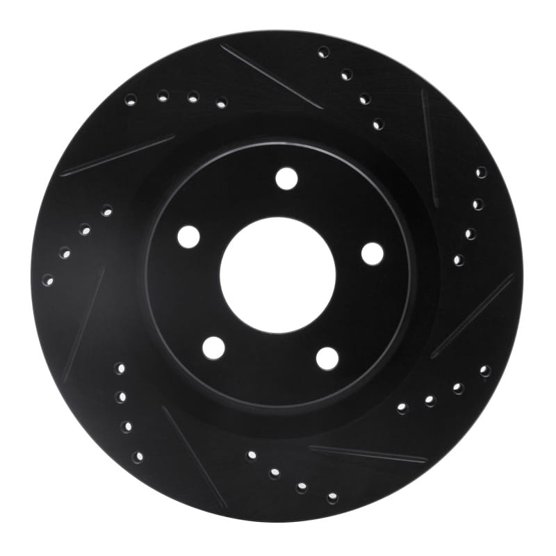 R1 Concepts — R1 07-13 Nissan Altima Front Right Drilled & Slotted Black Brake Rotor
R1 Brake Rotor Drill