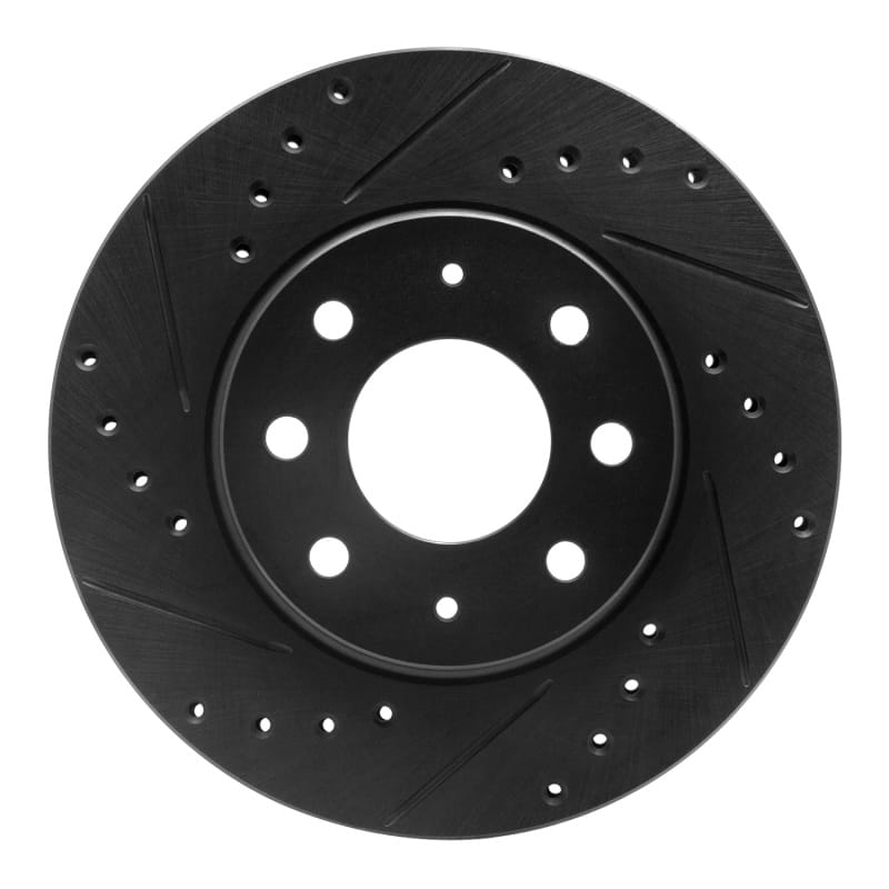 R1 Concepts — R1 90-93 Mitsubishi Galant Front Left Drilled & Slotted Black Brake Rotor
R1 Brake Rotor Drill