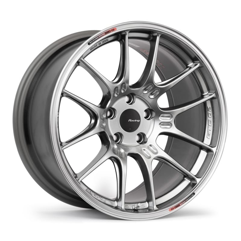 Enkei — Enkei GTC02 17x8 4x100 42 Offset 66.5mm Bore Hyper Silver Wheel
