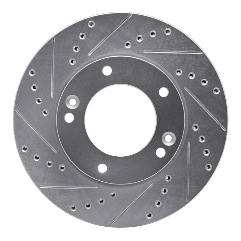 R1 Concepts — R1 07-09 Kia SORENTO Front Left Drilled & Slotted Silver Brake Rotor
R1 Brake Rotor Drill