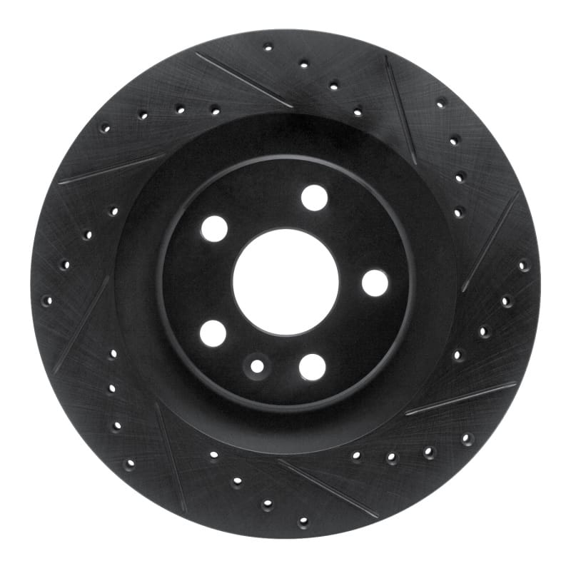 R1 Concepts — R1 16-26 Volvo S60 Rear Right Drilled & Slotted Black Brake Rotor
R1 Brake Rotor Drill