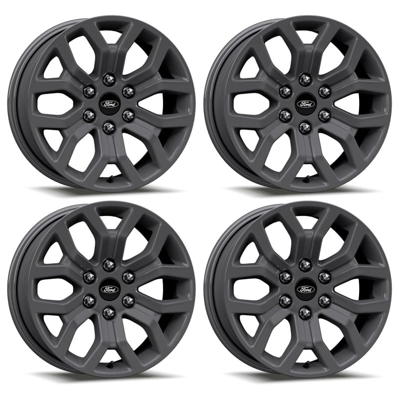 Ford Racing — Ford Racing 15-22 F-150 18x7.5in Matte Gray Wheel Kit