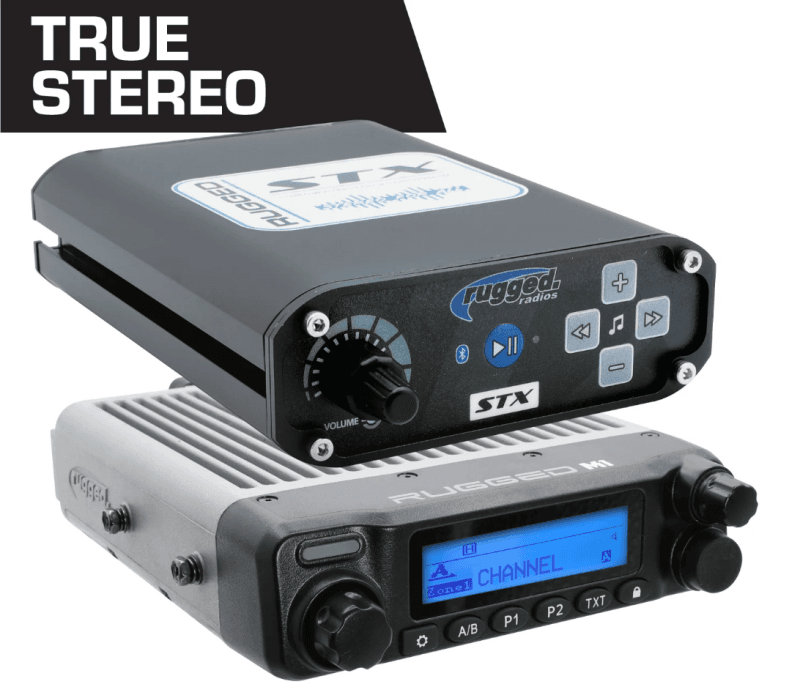Rugged Radios — Rugged Radios STX STEREO Complete Master Comm Kit w/ Intercom - 2-Way Radio M1 VHF Business Band