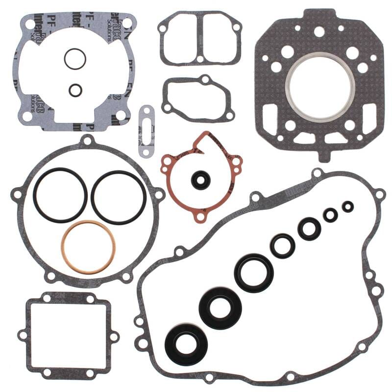 Vertex Pistons — Vertex Gaskets 85-86 Kawasaki KX125 Complete Gasket Kit w/ Oil Seals