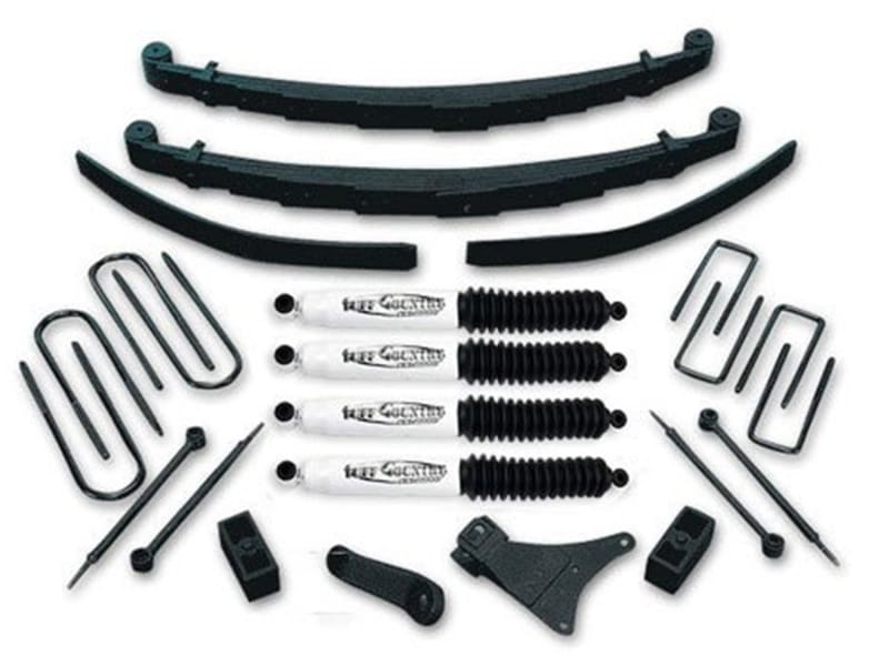 Tuff Country — Tuff Country 86-97 Ford F-350 4x4 Standard Cab 4in Lift Kit (SX8000 Shocks)
Complete Kit (w/SX80