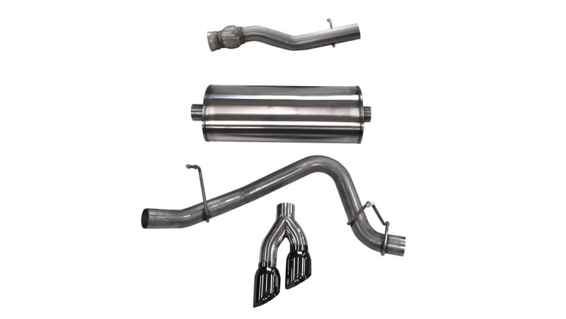 CORSA Performance — Corsa 2015-2020 GMC Yukon Denali XL 6.2L V8 3in Cat-Back Single Side Exit Twin 4in Black Tips
Exhaust
