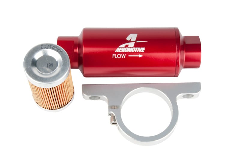 Aeromotive — Aeromotive Filter / Bracket Combo Kit - 12301 Filter / 12305 Billet Bracket
Fuel Filter