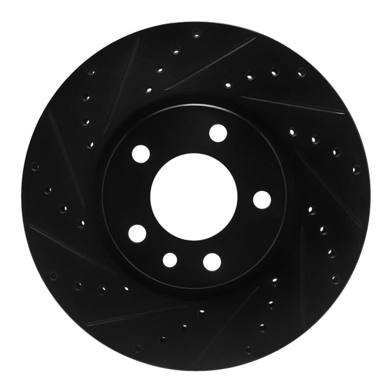 R1 Concepts — R1 97-01 Cadillac CATERA Front Left Drilled & Slotted Black Brake Rotor
R1 Brake Rotor Drill