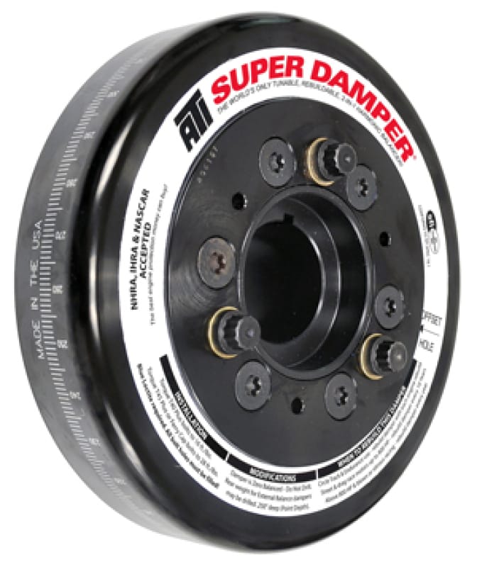 ATI — ATI Damper - 6.78in - Alum - 6 Grv - 10 Percent UD - LS1/LS2 F/V Body - No A/C - Alum Hub - 3 Ring