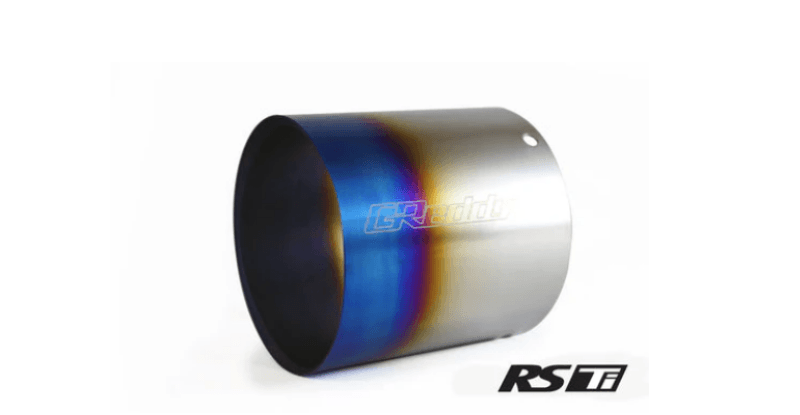 GReddy — GReddy Burnt Titanium Tip 115mm Diameter 120mm Length (for Revolution RS/RS-TI/RS-Race) - 160 Rev RS