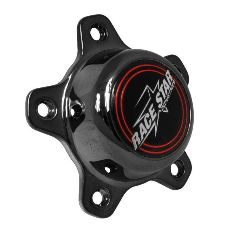 Race Star — Race Star 5 Lug Cap Tall Plastic Dark Star (incl. Medallion & Screws)