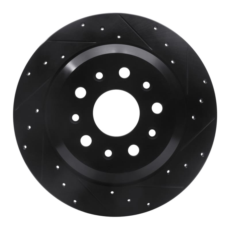 R1 Concepts — R1 18-25 Jeep Wrangler Rear Right Drilled & Slotted Black Brake Rotor
R1 Brake Rotor Drill