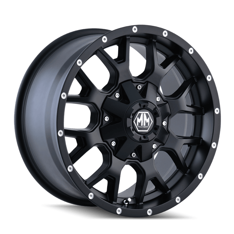 Mayhem — Mayhem 8015 Warrior 20x9 / 8x170 BP / 18mm Offset / mm Hub Matte Black Wheel