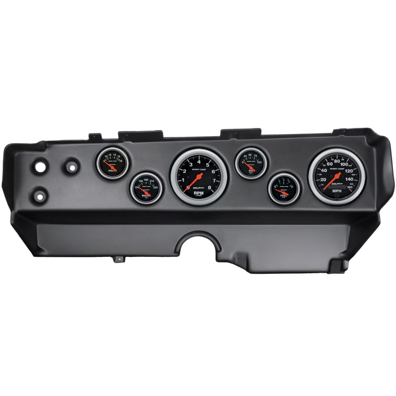 AutoMeter — Autometer Sport-Comp 70-74 E-Body/Cuda/Challenger Dash Kit 6pc Tach / MPH / Fuel / Oil / WTMP / Volt
GA KT EBODY 70-74 SC