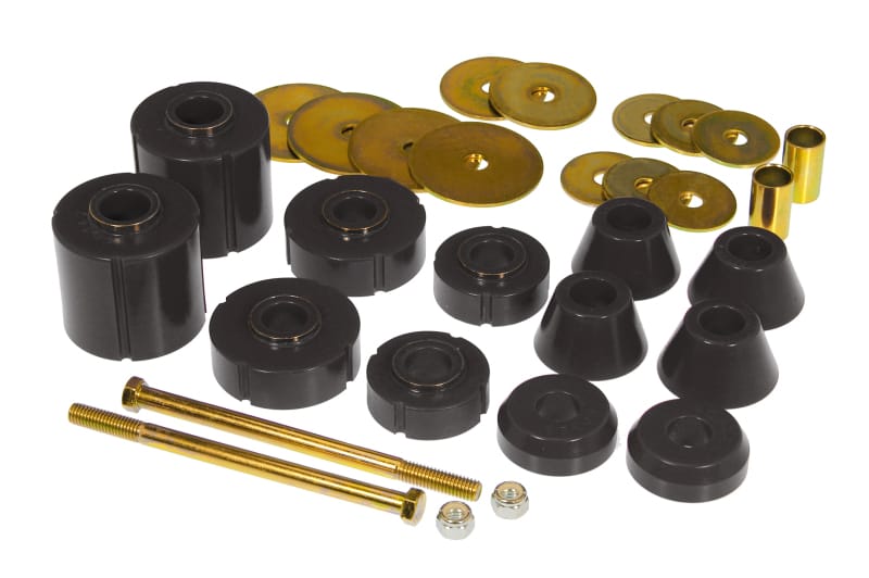 Prothane — Prothane 67-72 GM Body Mount 12 Bushing Kit - Black
BODY/SUB-FRAME MNTS