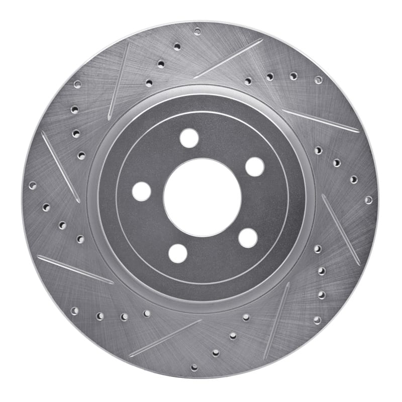 R1 Concepts — R1 05-23 Chrysler 300 Front Left Drilled & Slotted Silver Brake Rotor
R1 Brake Rotor Drill
