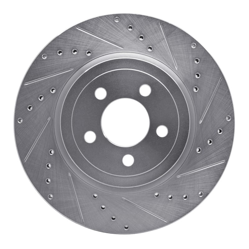 R1 Concepts — R1 05-23 Chrysler 300 Front Right Drilled & Slotted Silver Brake Rotor
R1 Brake Rotor Drill